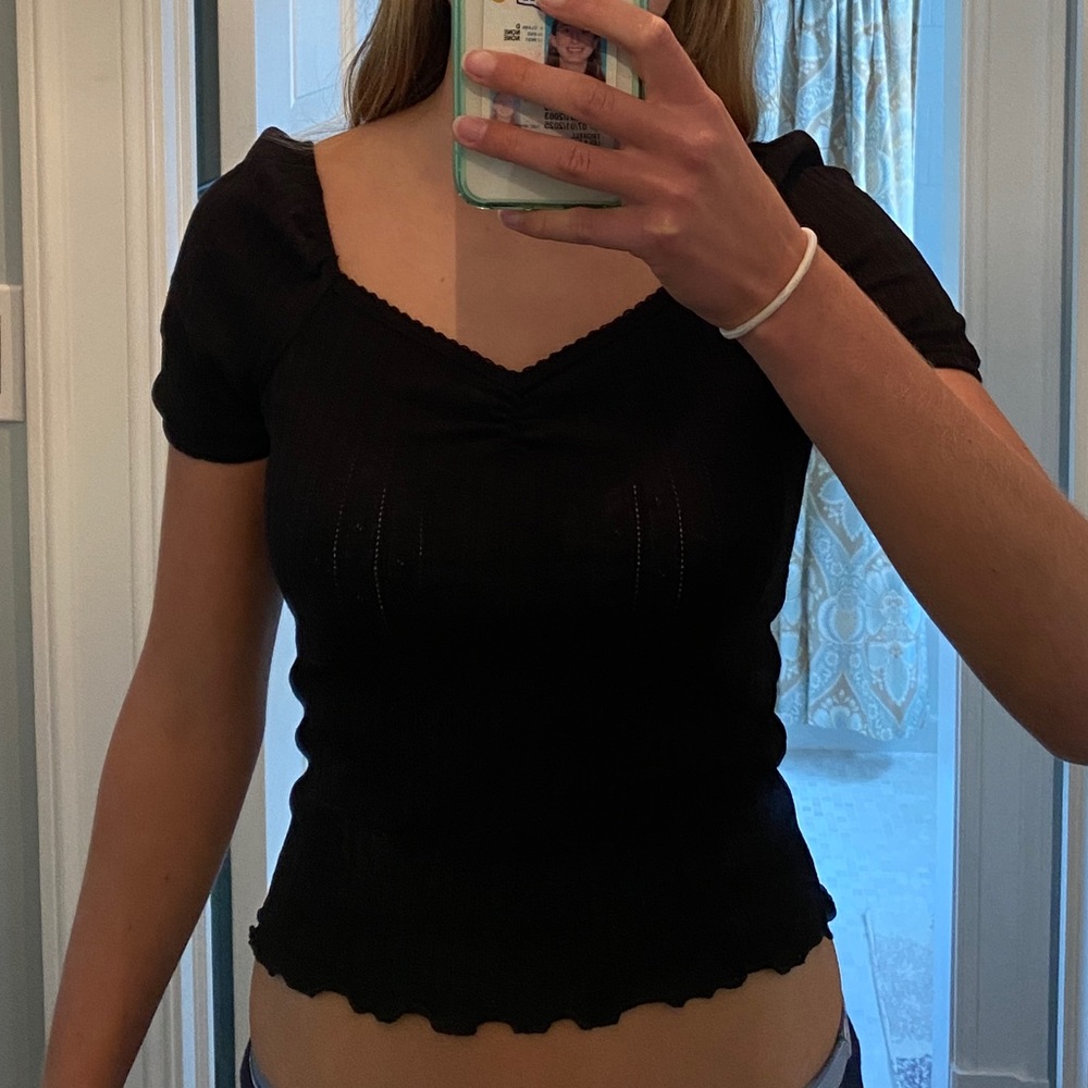 Black Crop Top